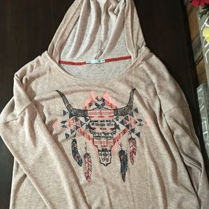 Light weight hooded shirt
